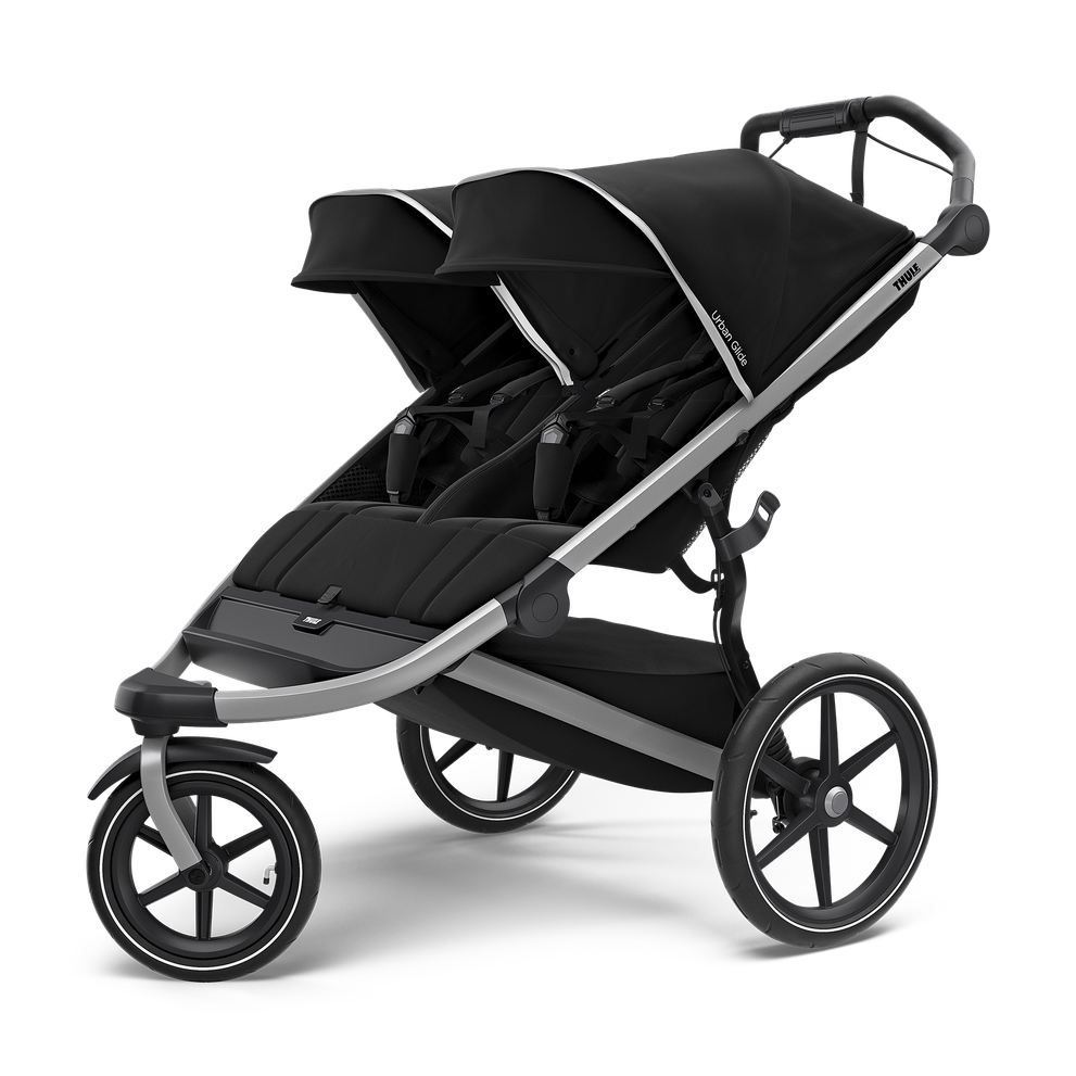 Thule Urban Glide 2 double double jogging stroller aluminium/jet black